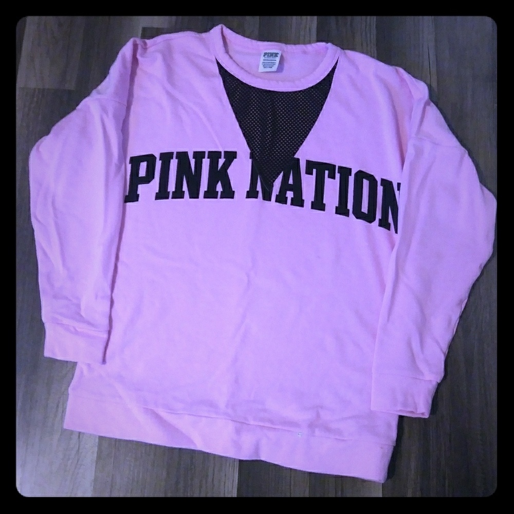 PINK lighter weight sweatshirt xs. sOLD